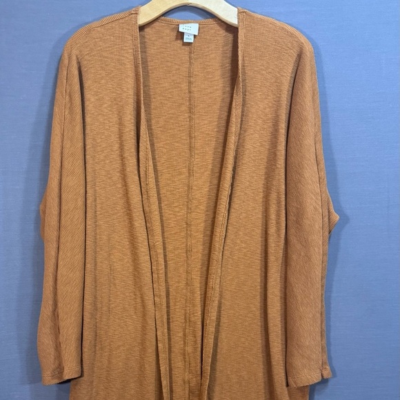 a new day Women's Tan open front cardigan - Picture 1 of 4
